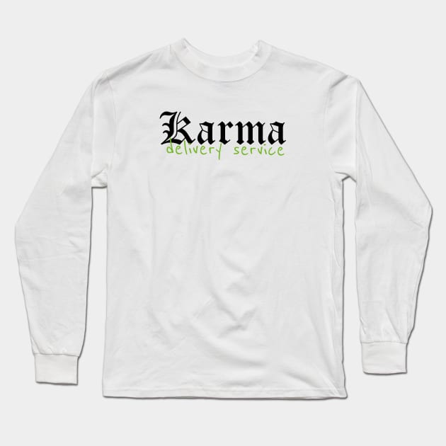 karma Long Sleeve T-Shirt by natyva